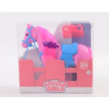 Boneco Cavalo - Mini Little Girls Rosa TERRACO
