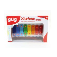 Xilofone - Instrumento Musical Infantil - 8 Tons Musical ASGARD COMERCIO DE B