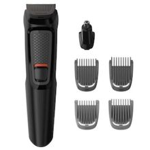 Aparador de Pelos Philips Multigroom Series 3000 6 em 1 MG3711/15 Sem Fio Preto - Bivolt