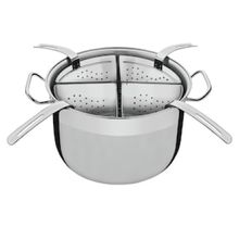 Cozi-pasta Tramontina Professional 4 Recipientes Inox - 5 Peças