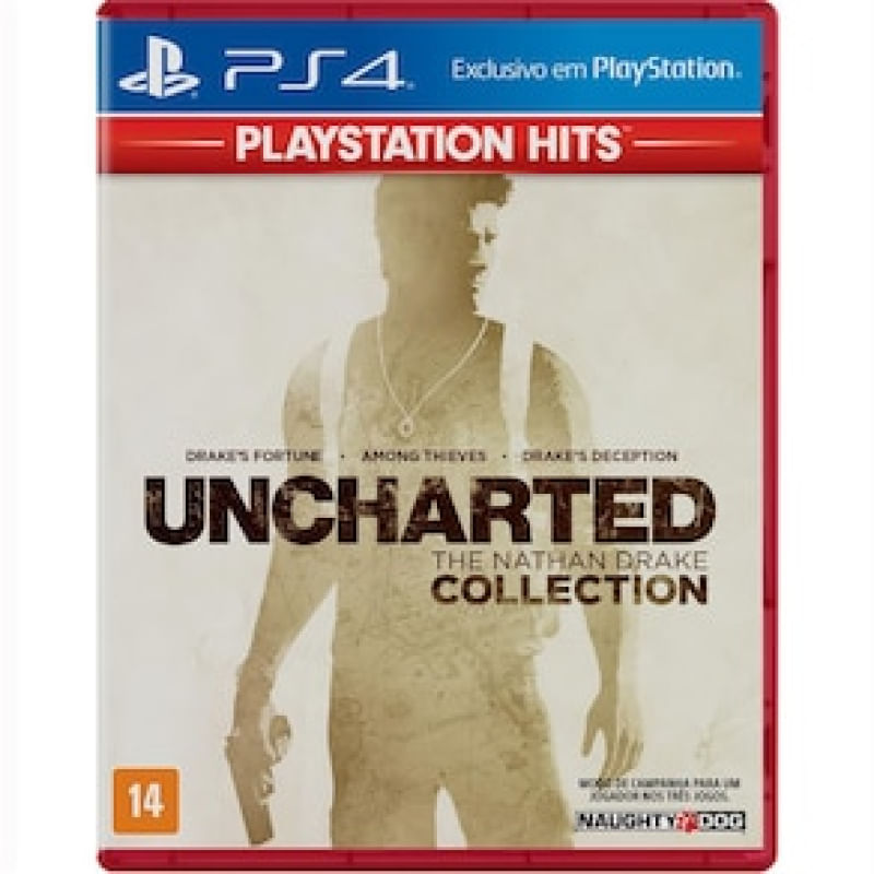 Jogo PS4 Uncharted 4 Hits