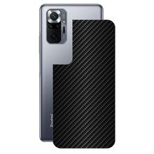 Película para Xiaomi Redmi Note 10 Pro - Traseira de Fibra de Carbono Preta - Gshield