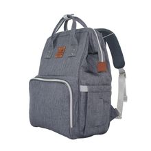Bolsa Mochila Maternidade Multifuncional Trocador Color Baby Cinza