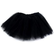 Saia de Tule Infantil Preto