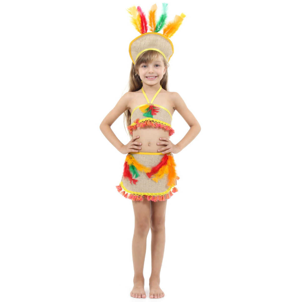 Fantasia Índia Infantil - Carnaval - Shop Coopera