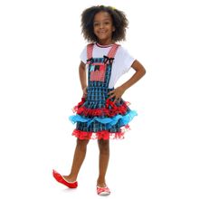 Fantasia Jardineira Junina Infantil