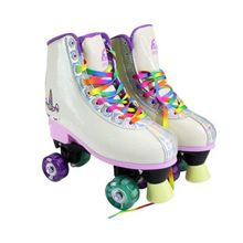Patins 4 Rodas Ajustável Com Luz Led Unicórnio RL-08 Tamanho 31 a 34 - Fênix