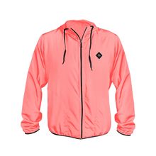 Jaqueta Corta Vento Ciclismo Masculino Rosa WSS Diamond