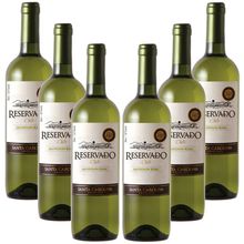 Kit 06 Un Vinho Santa Carolina Reservado Sauvig. Blanc 750ml