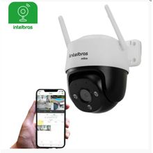Camera de Seguranca ip Intelbras Im7 wifi sem fio gira 360 Inteligente 2Mp 1080p Externa Full Color