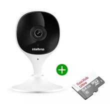 Câmera Wifi Imx Mibo Full Hd Intelbras Branca C/ Cartao 64gb
