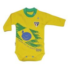 Body São Paulo Brasil Manga Longa Oficial