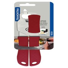 Abridor Latas Inox Utilita Vermelho Tramontina