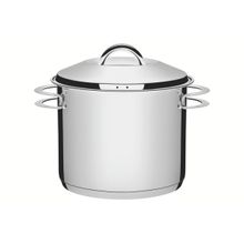 Caldeirão Tramontina Solar Inox com Tampa e Alças 28cm 15,7L