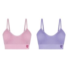 Kit 2 Sutiãs Puma Sem Costura Com Bojo Feminino