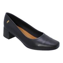 Scarpin Usaflex Salto Bloco Feminino
