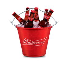 Balde para Cerveja em Alumínio 5L Budweiser - Alumiart Falcão