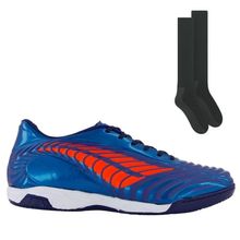 Kit Chuteira Futsal Penalty Brasil 70 Neo + Meião