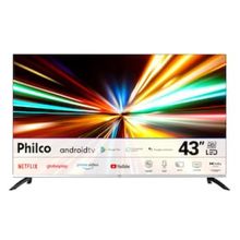 Smart TV LED 43” Full HD Philco PTV43M8GAGCMBLF Dolby Audio, Wi-Fi, Entradas HDMI e USB, Android TV