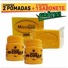 02 Cremes Micosan 01 Sabonete Clareador de Axilas e Virilhas