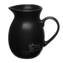 Jarra De Cerâmica Manhattan Preta 1L Porcelana Hauskraft
