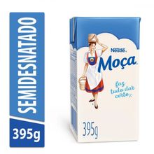Leite condensado semidesnatado Nestlé Moça caixa 395g