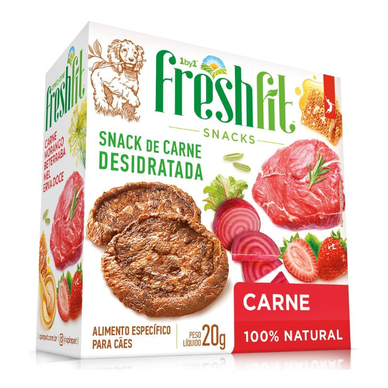 Mini Snack Freshfit Carne Spin Pet 20g - Shop Coopera