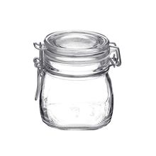 Pote de Vidro Quadrado Hermético 500ml Fido Bormioli
