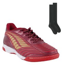 Kit Chuteira Futsal Penalty Brasil 70 Neo + Meião