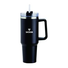 CANECA TÉRMICA PRETA - 1,2 Litros