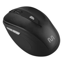 Mouse Com Fio Comfort Conexão USB 1600dpi Ajustável Cabo de 130cm 6 Botões Textura Emborrachada Preto - MO241 MO241