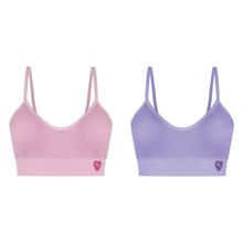 Kit 2 Sutiãs Puma Sem Costura Com Bojo Feminino