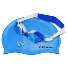 Kit Natação Poker Orimos Óculos + Touca + Protetor de Ouvido Infantil