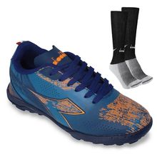 Kit Chuteira Society Diadora Agilita + Meião