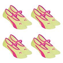 Kit 4 Pares De Meias Puma Sapatilha Pilates Feminina