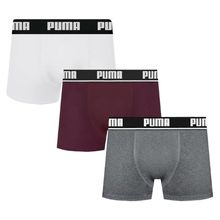 Kit 3 Cuecas Boxer Puma Cotton Masculina