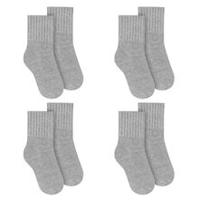 Kit 4 Pares de Meias Selene Básica Cano Médio Infantil