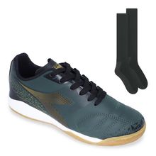 Kit Chuteira Futsal Diadora Nazionale Elite + Par de Meião