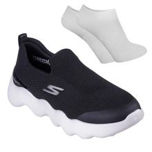 Kit Tênis Skechers Go Walk Massage Masculino + Par de Meia