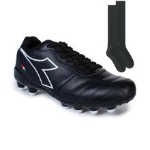 Kit Chuteira Campo Diadora Calcio + Par de Meião