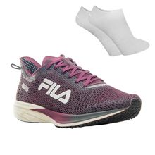 Kit Tênis Fila KR6 Feminino + Par de Meia