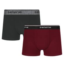 Kit 2 Cuecas Boxer Selene Algodão Infantil