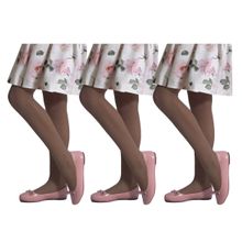 Kit 3 Meias-Calças Selene Básica Fio 20 Infantil