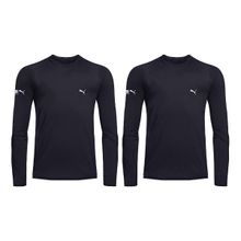 Kit 2 Camisas Térmicas Puma UV50+ Manga Longa Infantil