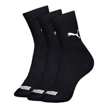 Kit 3 Pares de Meias Puma Cano Médio Esportiva Feminina