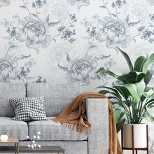 Papel de Parede Adesivo Floral Comércio N02201 Rolo 0,58x3M