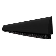VEDA PORTA ADESIVO PVC PRETO 1,00 METRO AJUSTAVEL CONTRA POEIRA E INSETOS