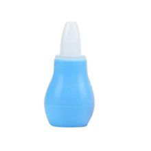 Aspirador Nasal Para Bebês Silicone Azul