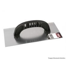 Desempenadeira Aco Max Lisa C/C Plast c/12pcs