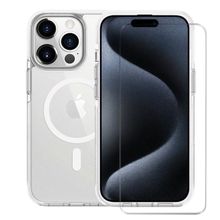Kit Capa Anti-Slip Magsafe e Pelicula Nano Vidro para iPhone 15 Pro Max - Gshield
